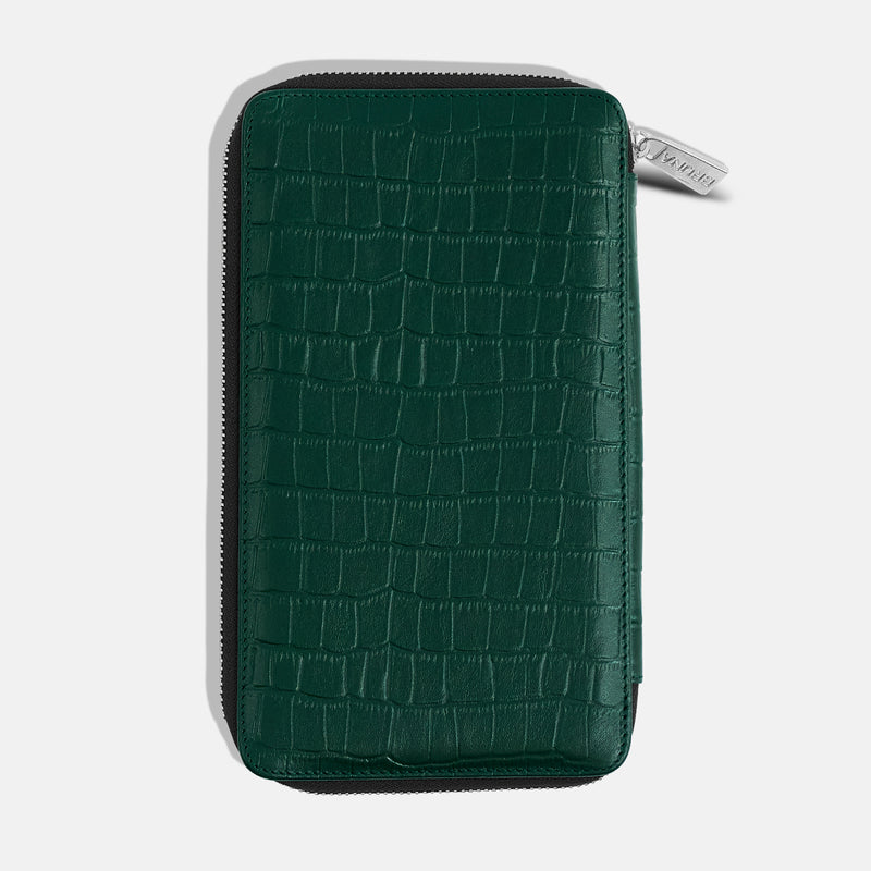 Funda con Cierre para 4 Pasaportes - Maverick Green