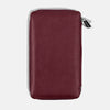 Funda con Cierre para 4 Pasaportes - Burgundy