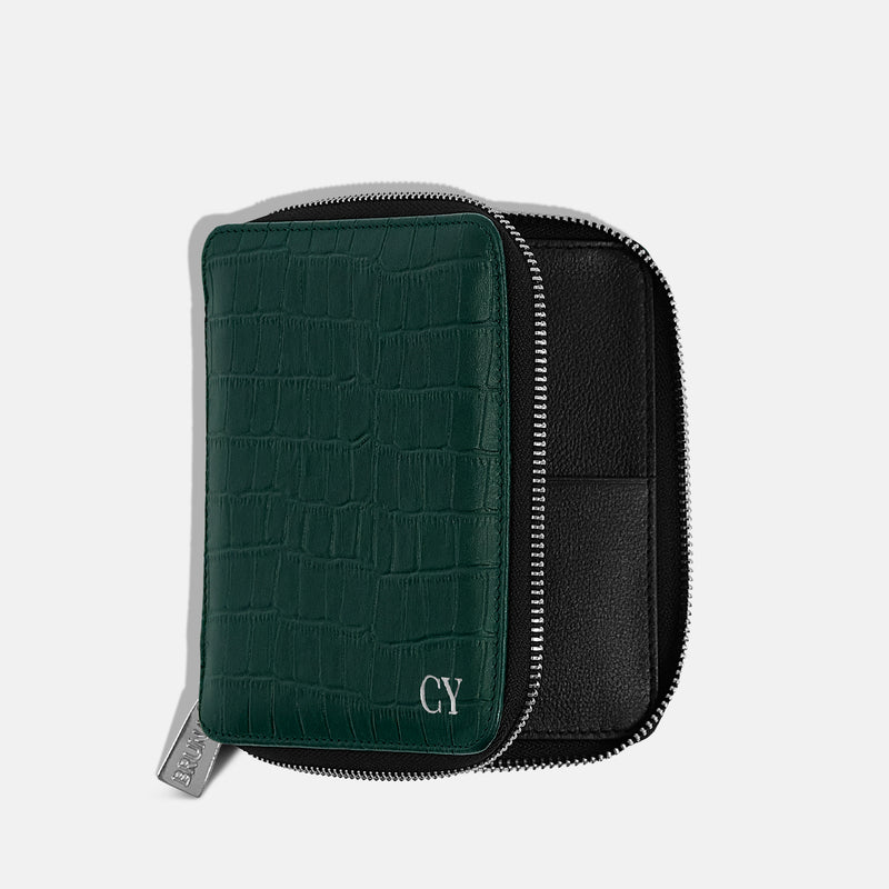 Funda con Cierre para 1 Pasaporte - Maverick Green