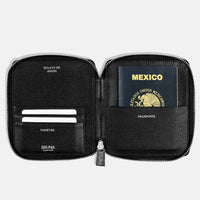 Funda con Cierre para 1 Pasaporte - Maverick Green