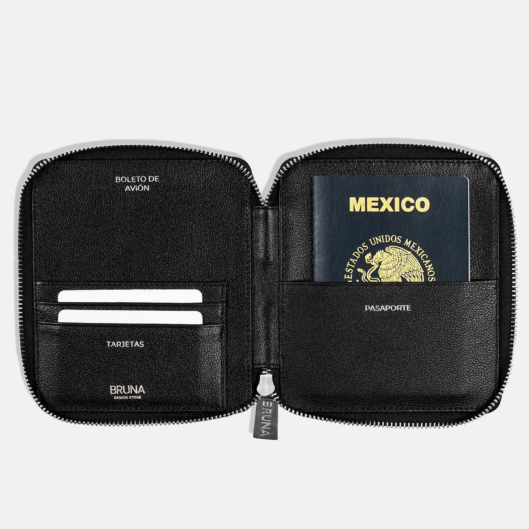 Funda con Cierre para 1 Pasaporte - Maverick Green