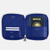 Funda con Cierre para 1 Pasaporte - Blue Riviera