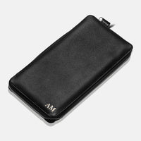 Funda con Cierre para 5 Pasaportes - Black Caviar