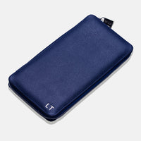Funda con Cierre para 5 Pasaportes - Navy Blue