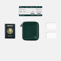 Funda con Cierre para 1 Pasaporte - Maverick Green