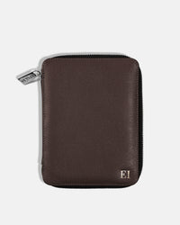 Zippered Case for 2 Passports - Black Caviar