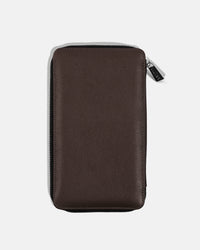 Funda con Cierre para 4 Pasaportes - Espresso