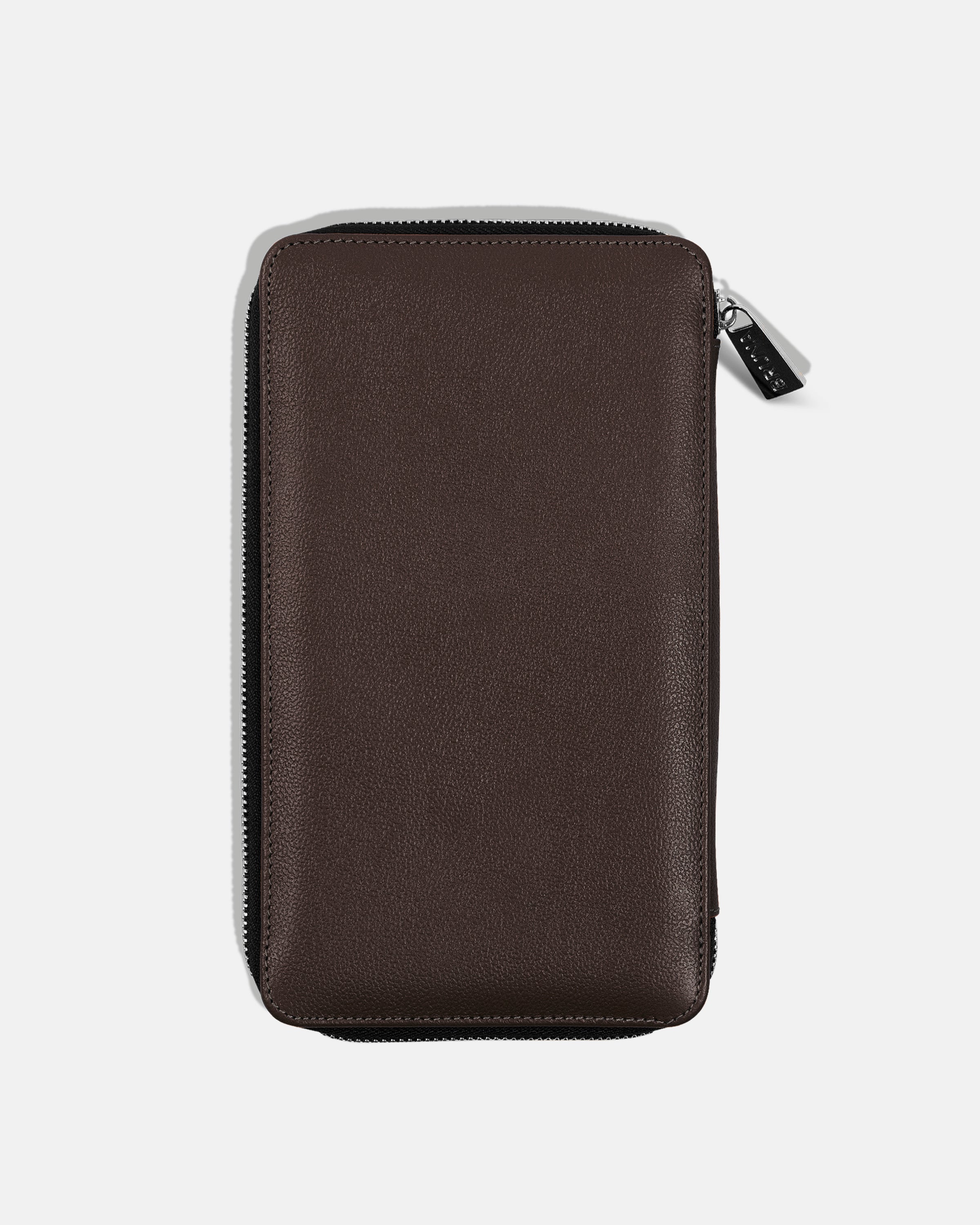 Funda con Cierre para 4 Pasaportes - Espresso