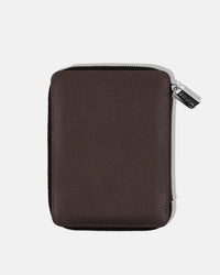 Zippered Case for 2 Passports - Black Caviar