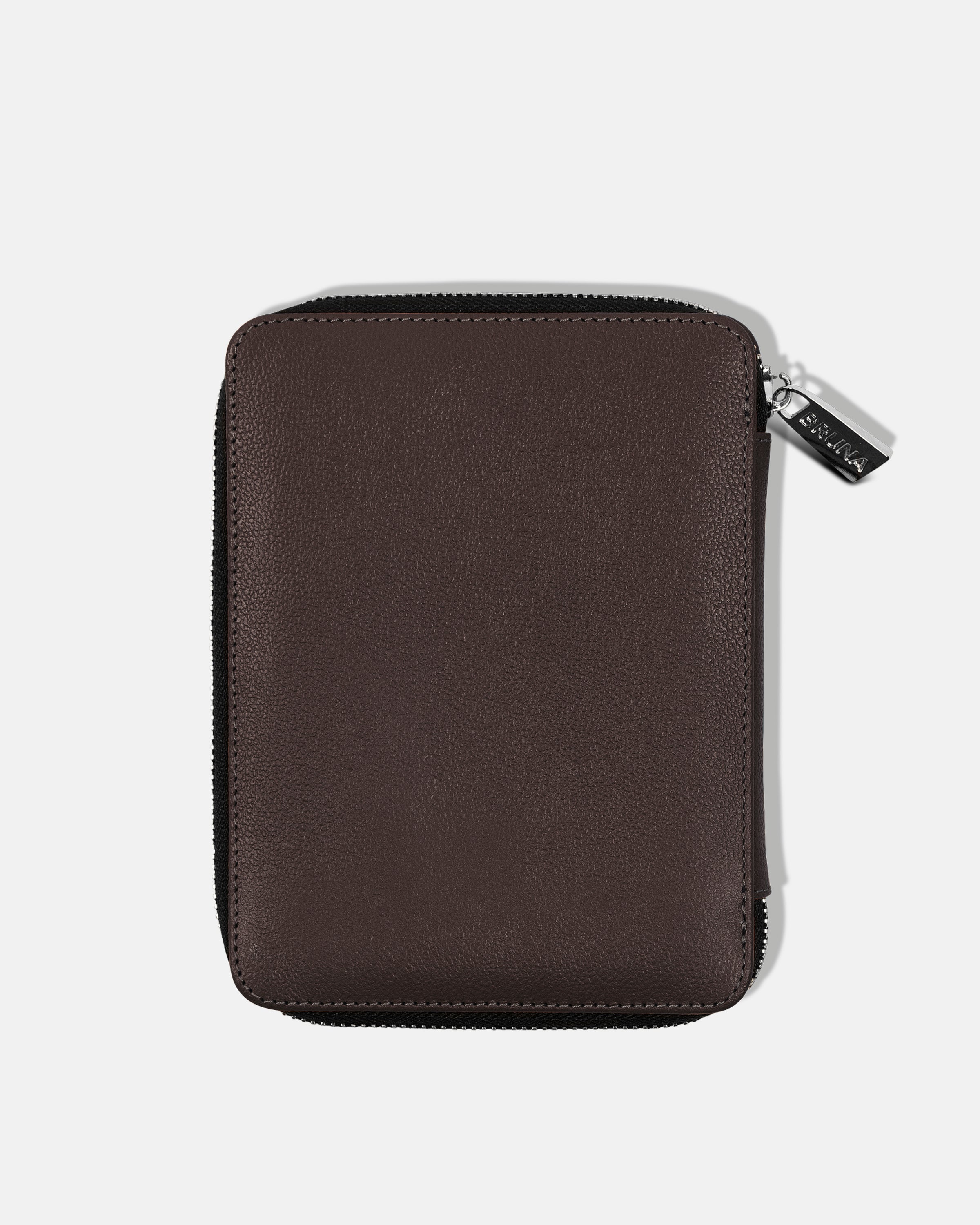 Zippered Case for 2 Passports - Black Caviar