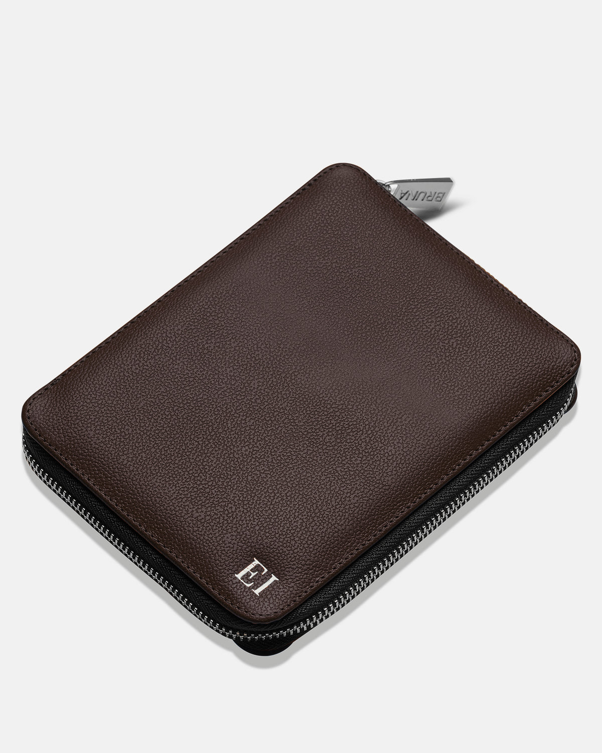 Funda con Cierre para 2 Pasaportes - Espresso