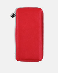 Zippered Holder for 5 Passports - Black Caviar
