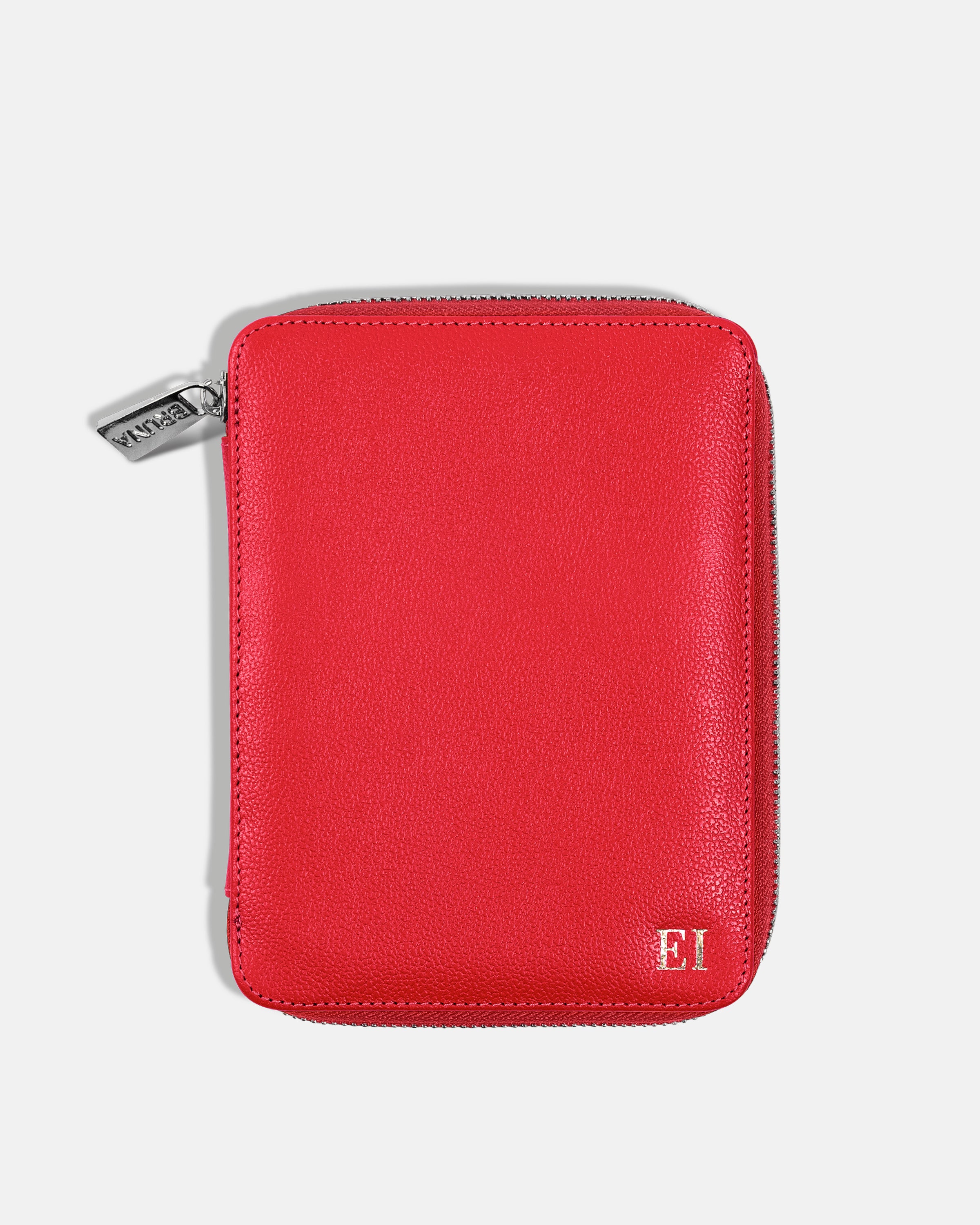 Zippered Case for 2 Passports - Black Caviar