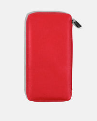 Zippered Holder for 5 Passports - Black Caviar