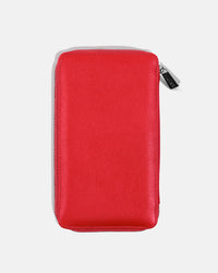 Zippered Holder for 4 Passports - Black Caviar