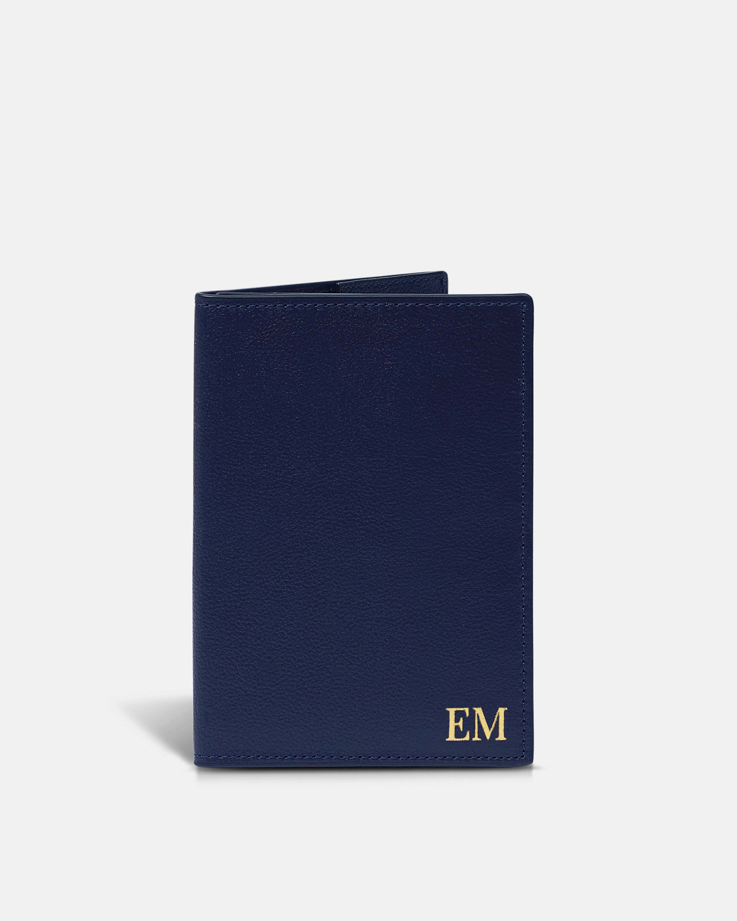 Funda Clásica para 1 Pasaporte - Navy Blue