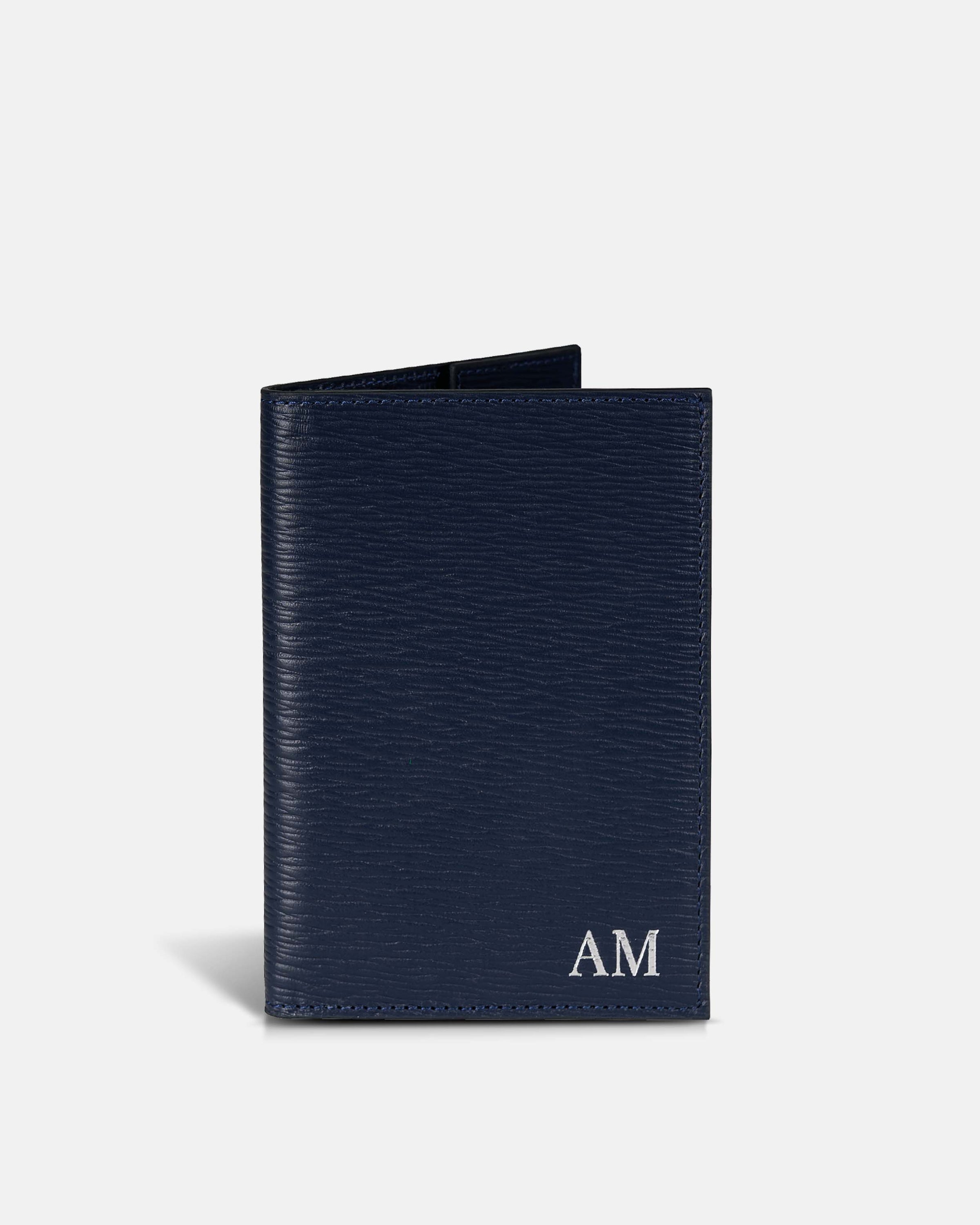 Funda Clásica para 1 Pasaporte - Navy Phantom