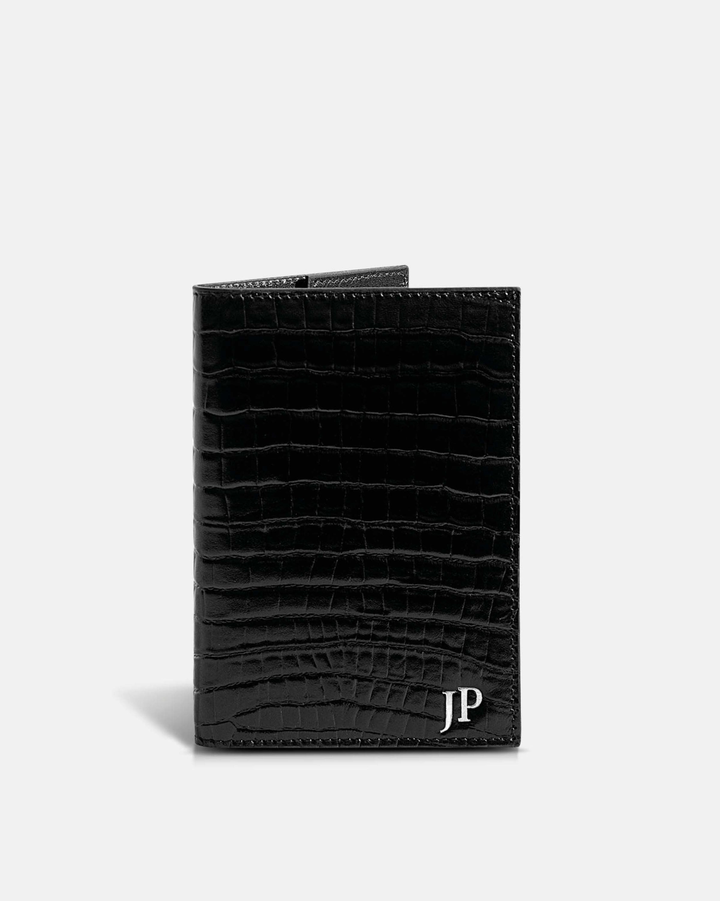 Funda Clásica para 1 Pasaporte - Midnight Black