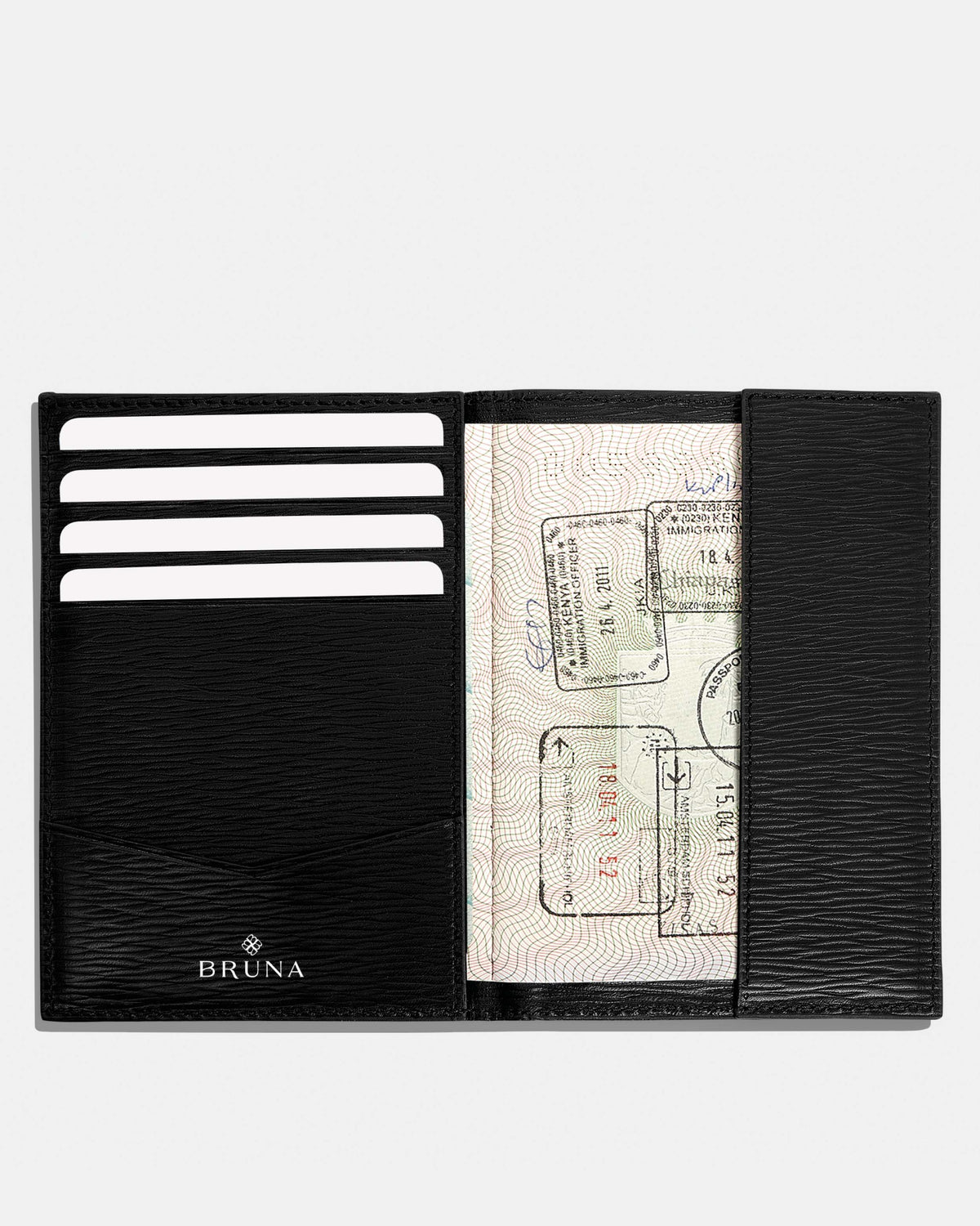 Funda Clásica para 1 Pasaporte - Black Phantom