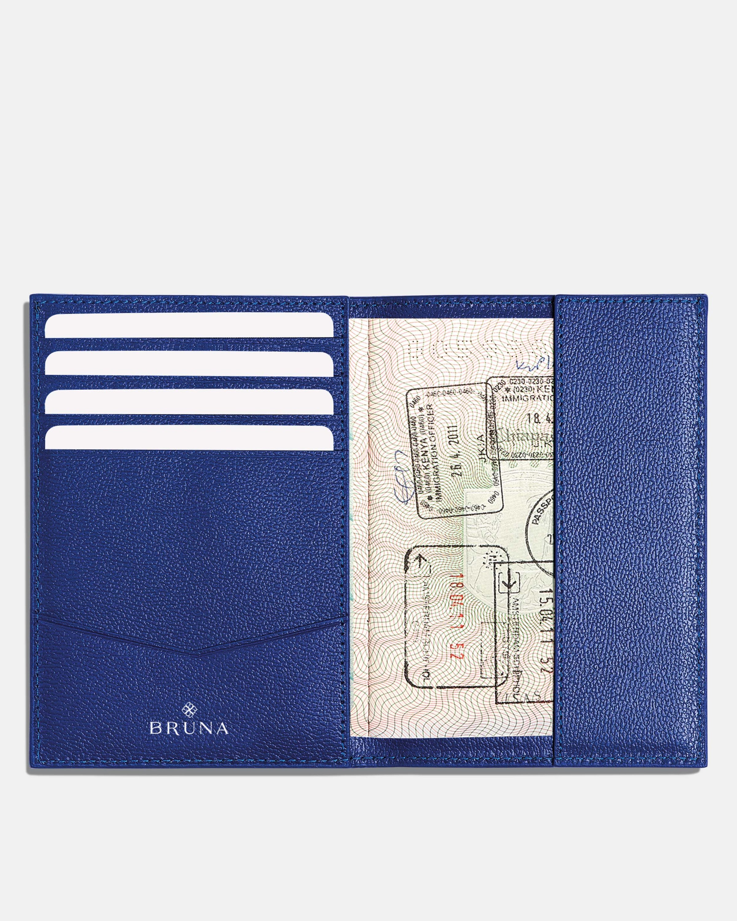 Funda Clásica para 1 Pasaporte - Blue Riviera