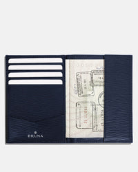 Funda Clásica para 1 Pasaporte - Navy Phantom