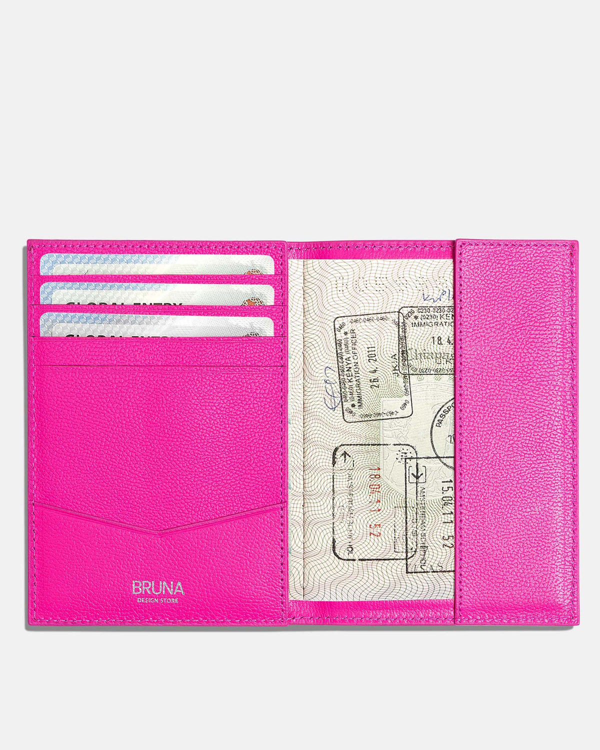 Classic Case for 1 Passport - Pink Tulip