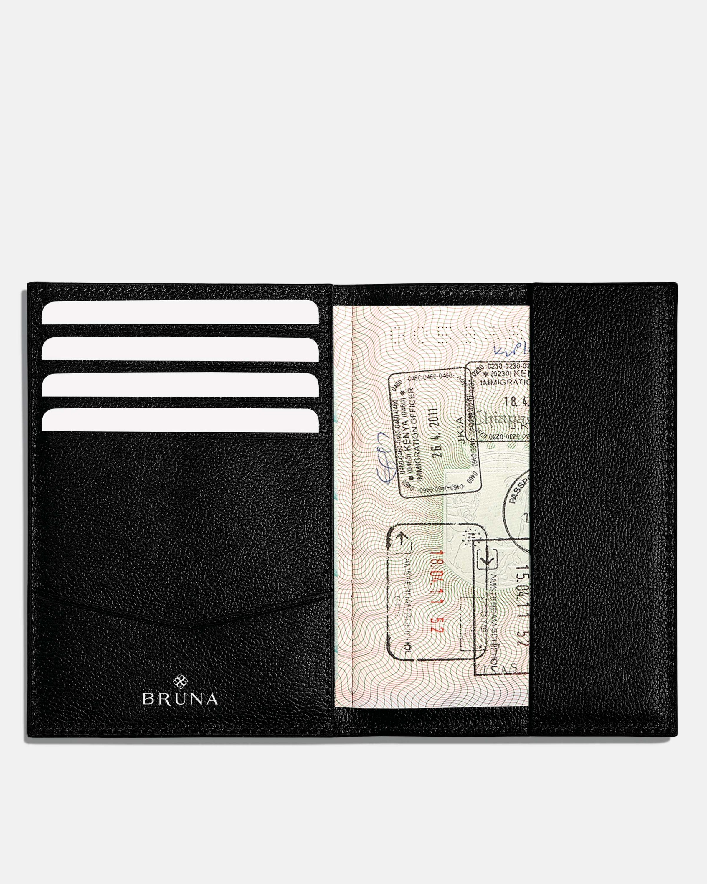 Funda Clásica para 1 Pasaporte - Espresso