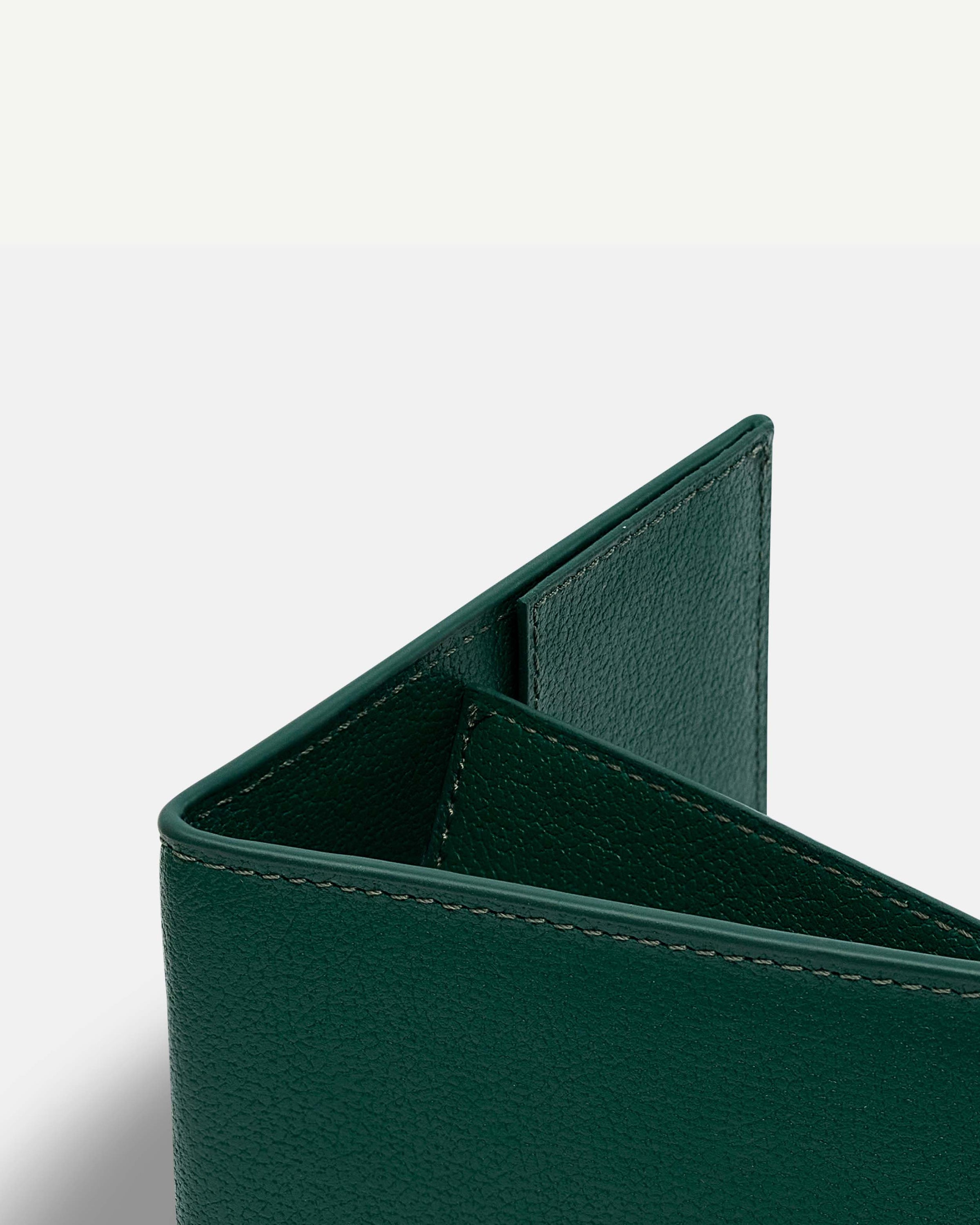 Funda Clásica para 1 Pasaporte - Forest Green