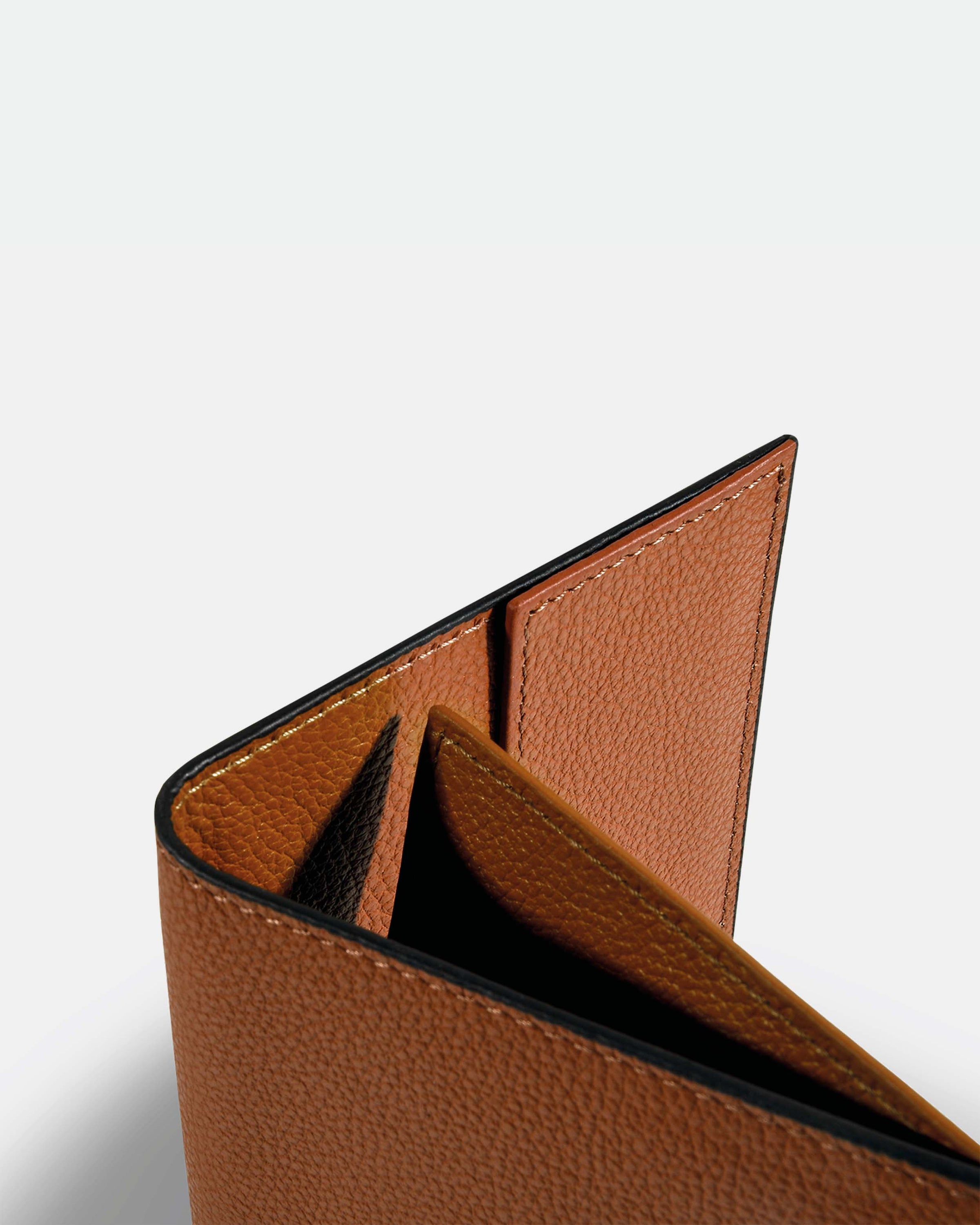 Funda Clásica para 1 Pasaporte - Sahara Brown