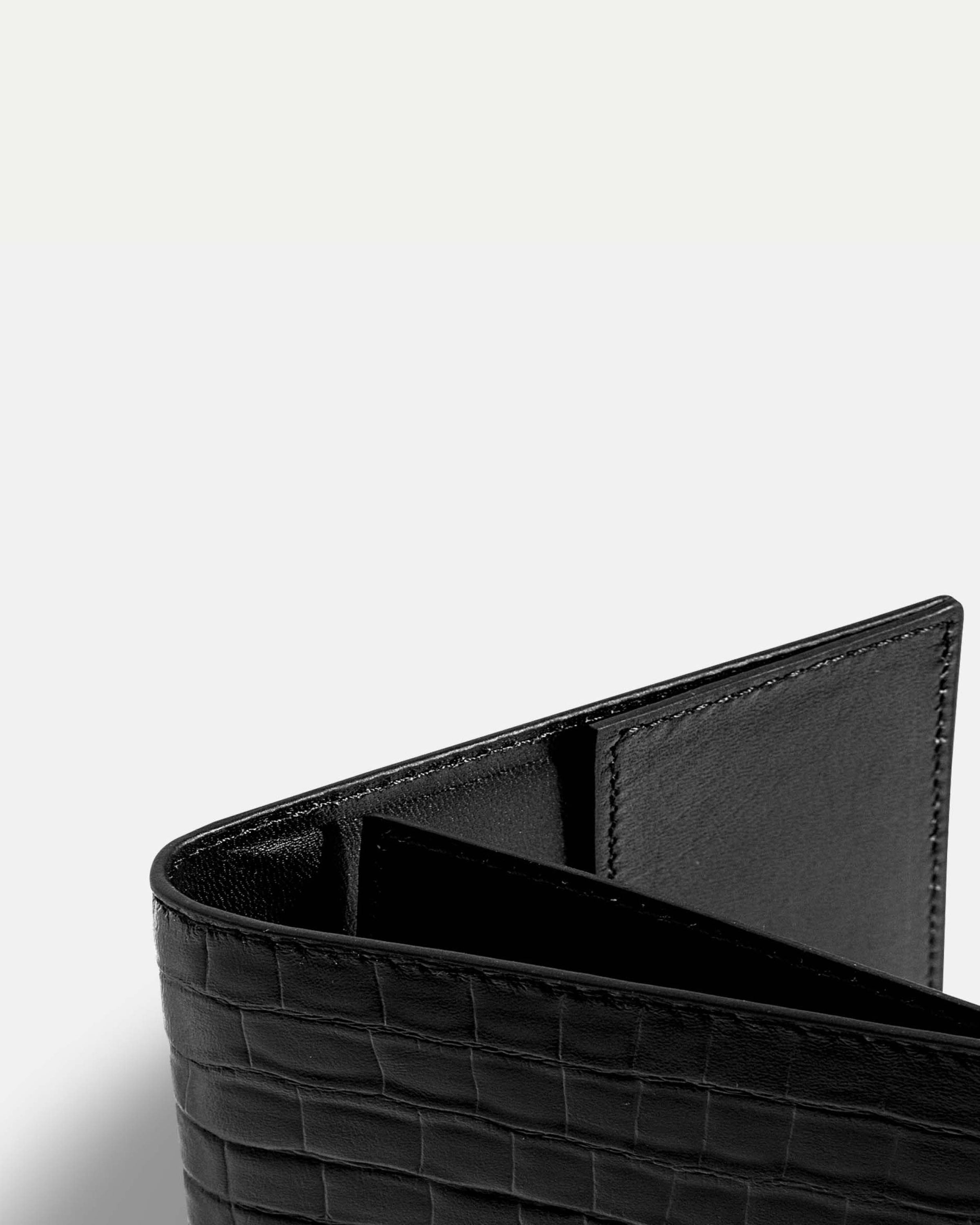 Funda Clásica para 1 Pasaporte - Midnight Black