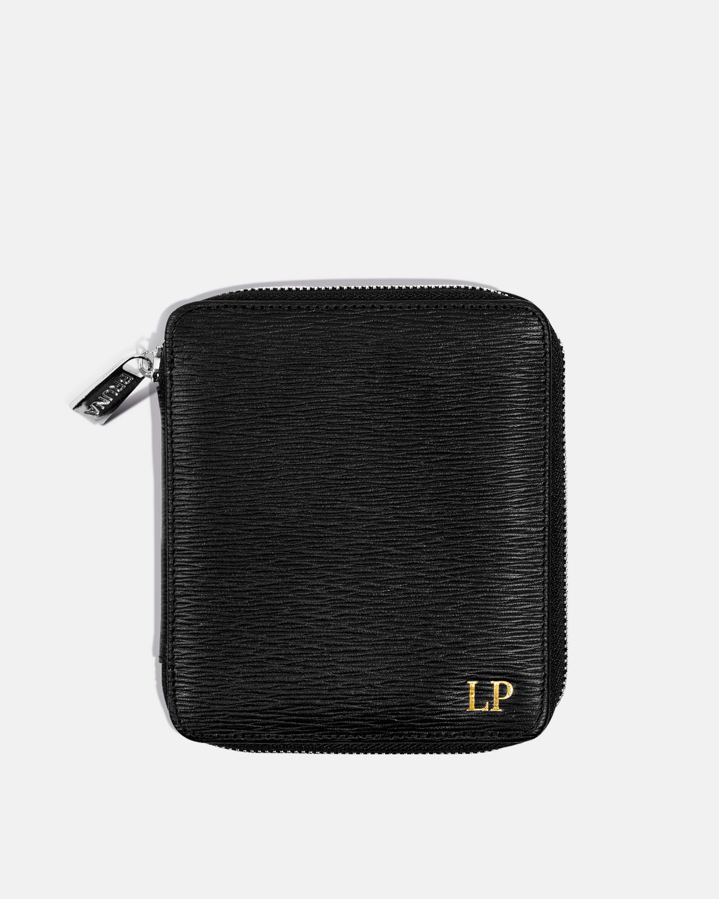 Funda con Cierre para 1 Pasaporte - Black Phantom