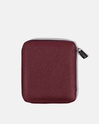 Funda con Cierre para 1 Pasaporte - Burgundy