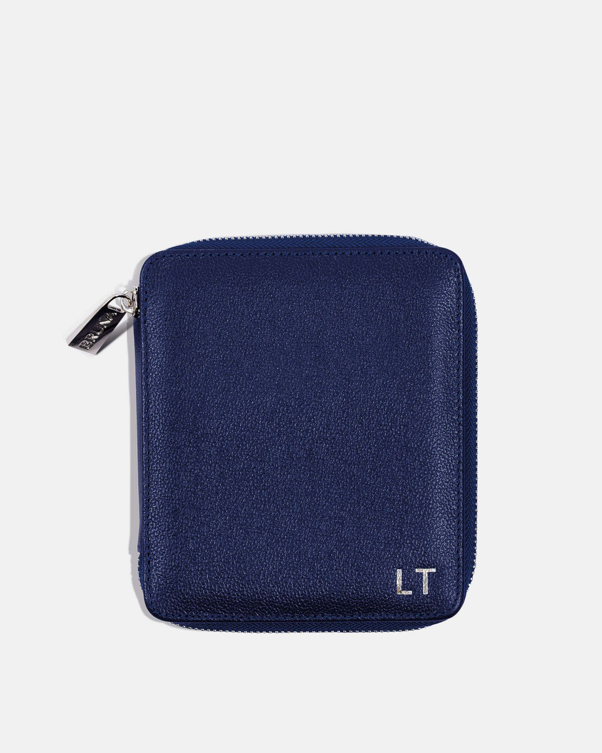 Funda con Cierre para 1 Pasaporte - Navy Blue
