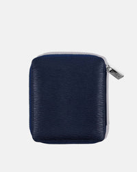 Funda con Cierre para 1 Pasaporte - Navy Phantom