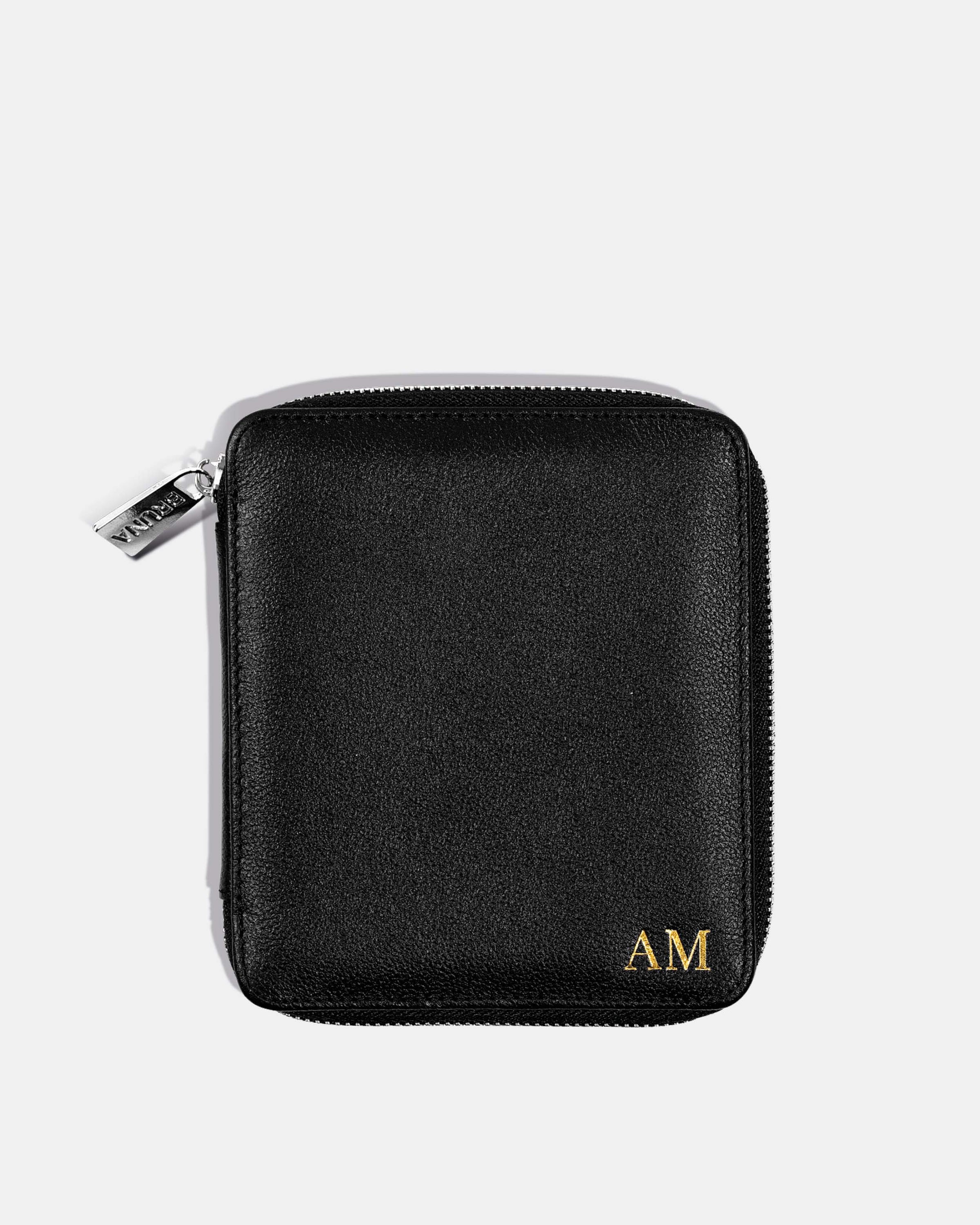 Funda con Cierre para 1 Pasaporte - Black Caviar