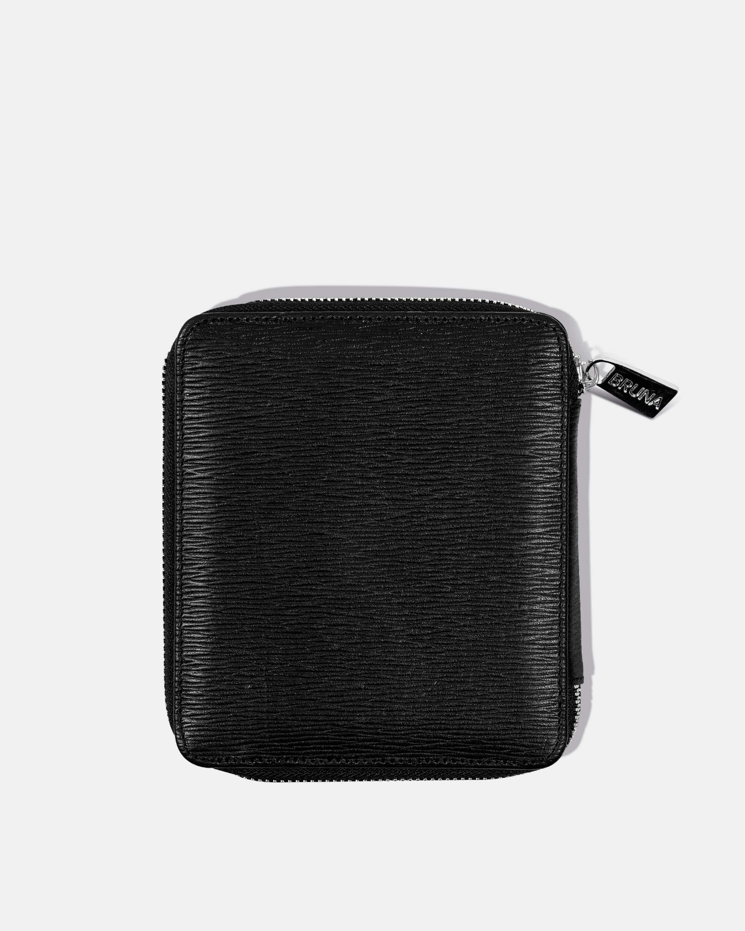 Funda con Cierre para 1 Pasaporte - Black Phantom