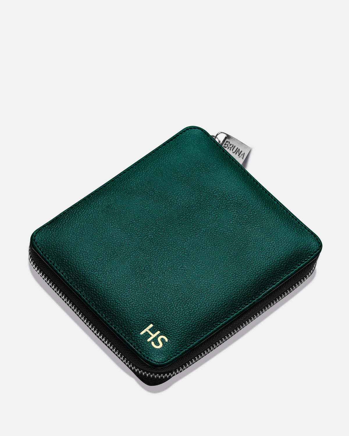 Funda con Cierre para 1 Pasaporte - Forest Green