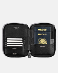Funda con Cierre para 2 Pasaportes - Maverick Green