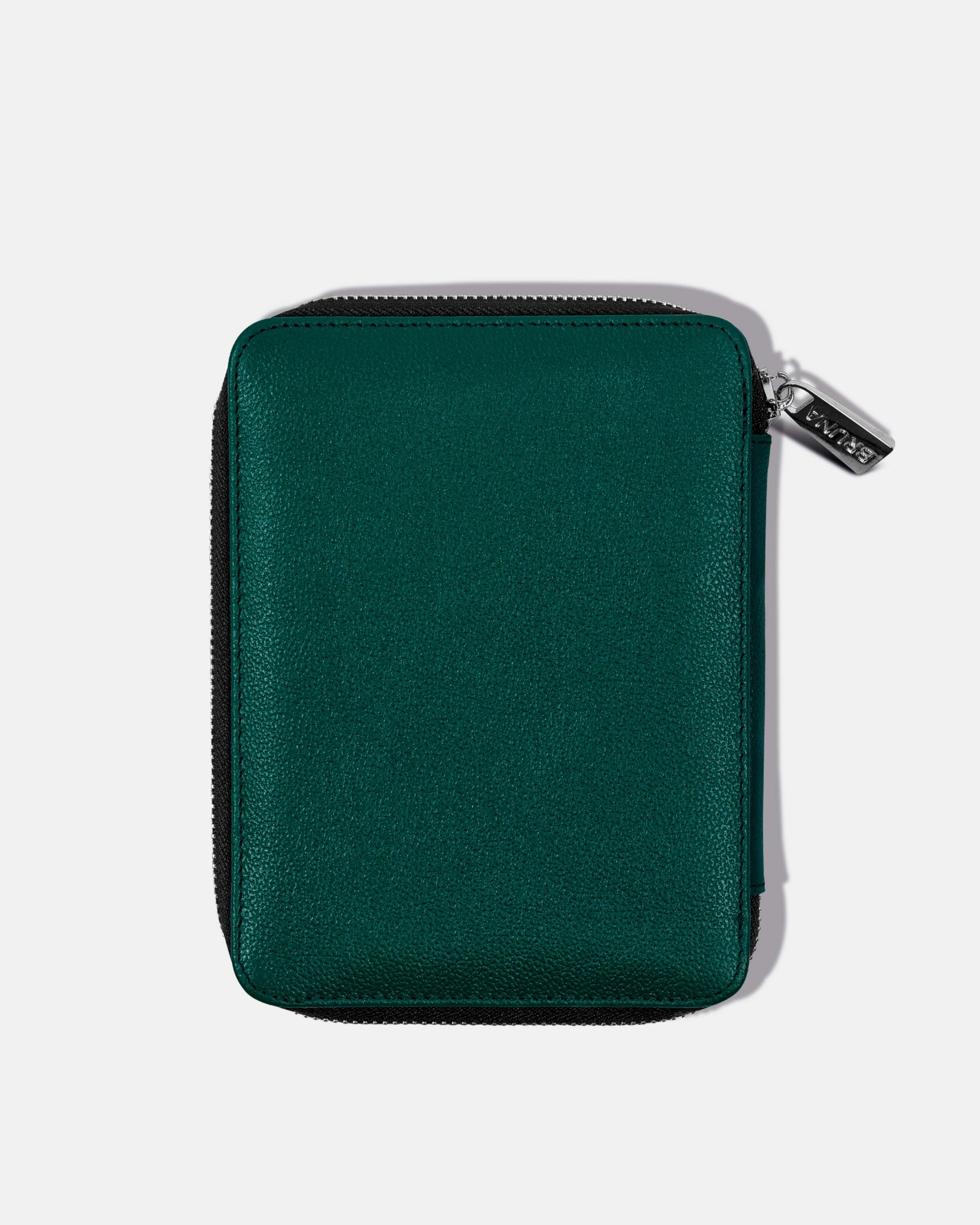 Funda con Cierre para 2 Pasaportes - Forest Green