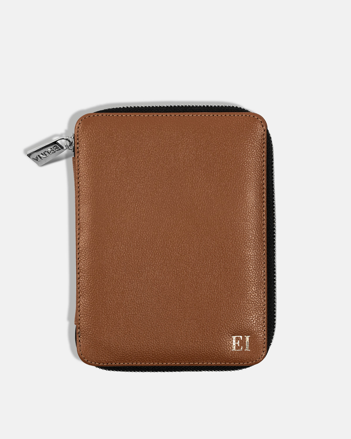 Funda con Cierre para 2 Pasaportes - Latte