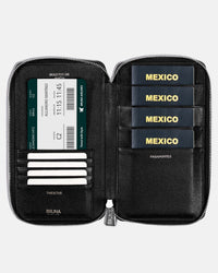 Zippered 4-Passport Holder - Maverick Green