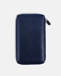 Zippered 4-Passport Holder - Navy Phantom