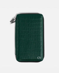 Zippered 4-Passport Holder - Maverick Green