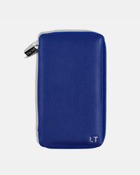 Funda con Cierre para 4 Pasaportes - Blue Riviera