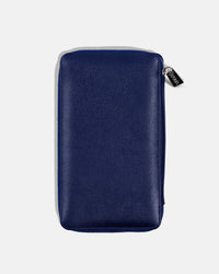 Funda con Cierre para 4 Pasaportes - Navy Blue