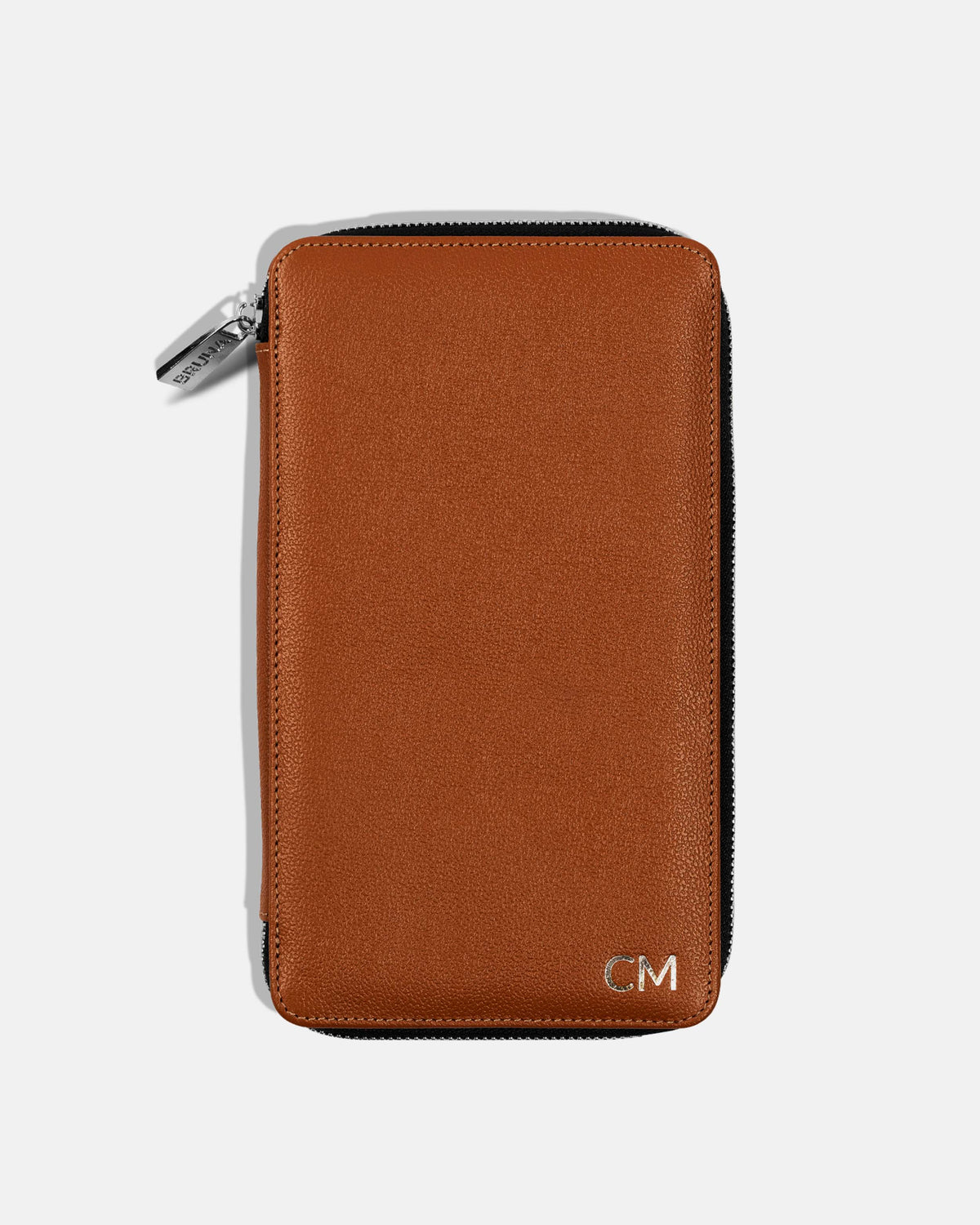 Funda con Cierre para 4 Pasaportes - Latte