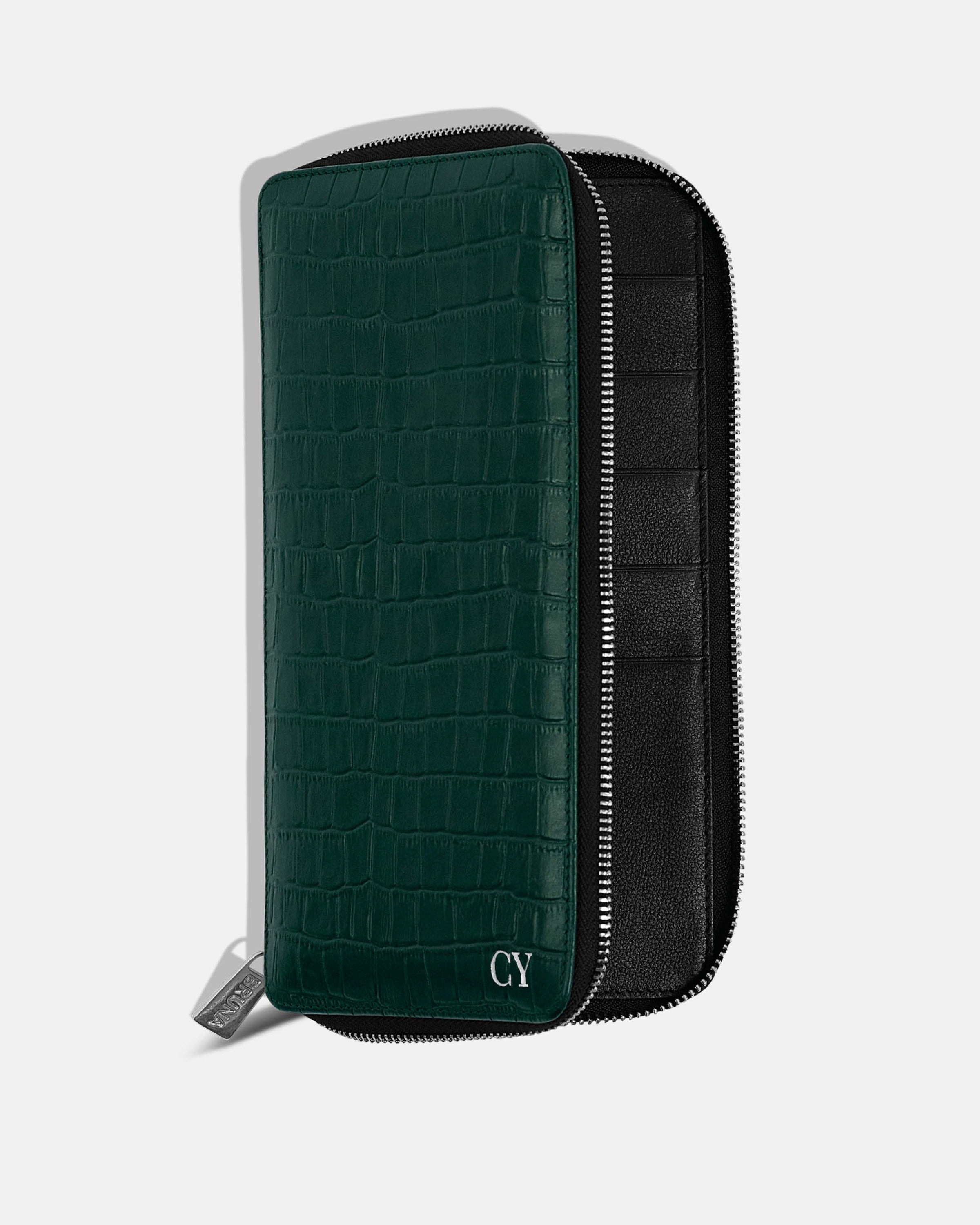 Funda con Cierre para 5 Pasaportes - Maverick Green