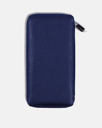 Funda con Cierre para 5 Pasaportes - Navy Blue