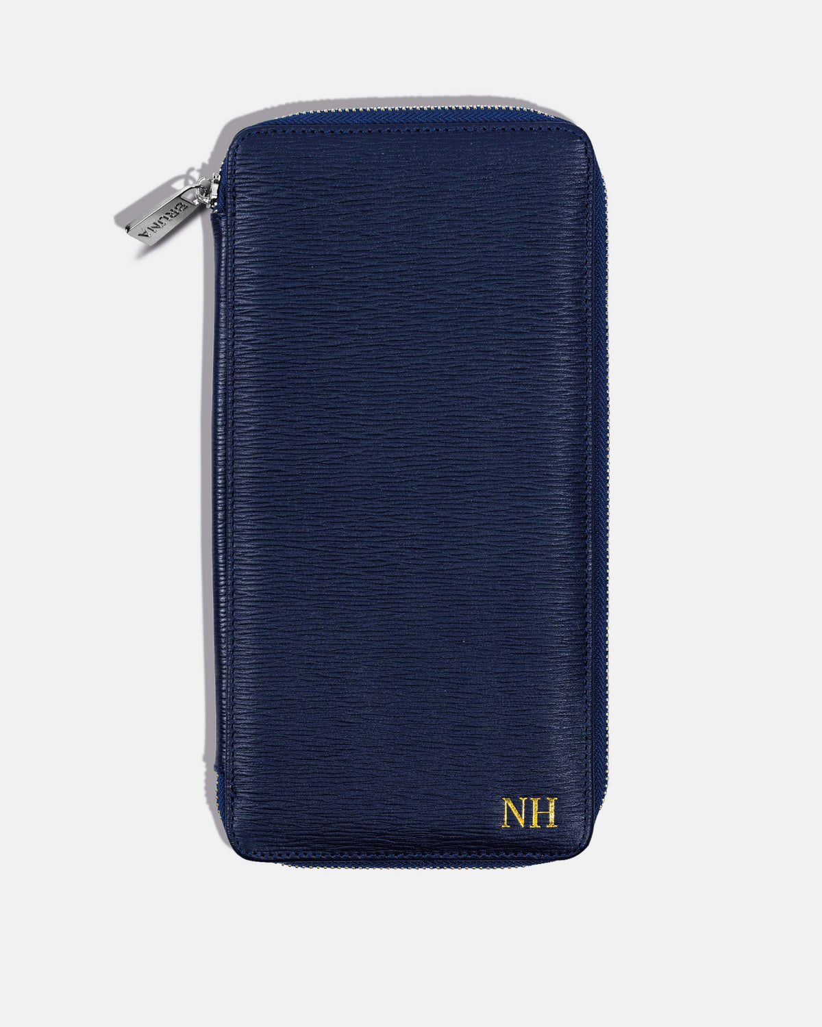 Funda con Cierre para 5 Pasaportes - Navy Phantom