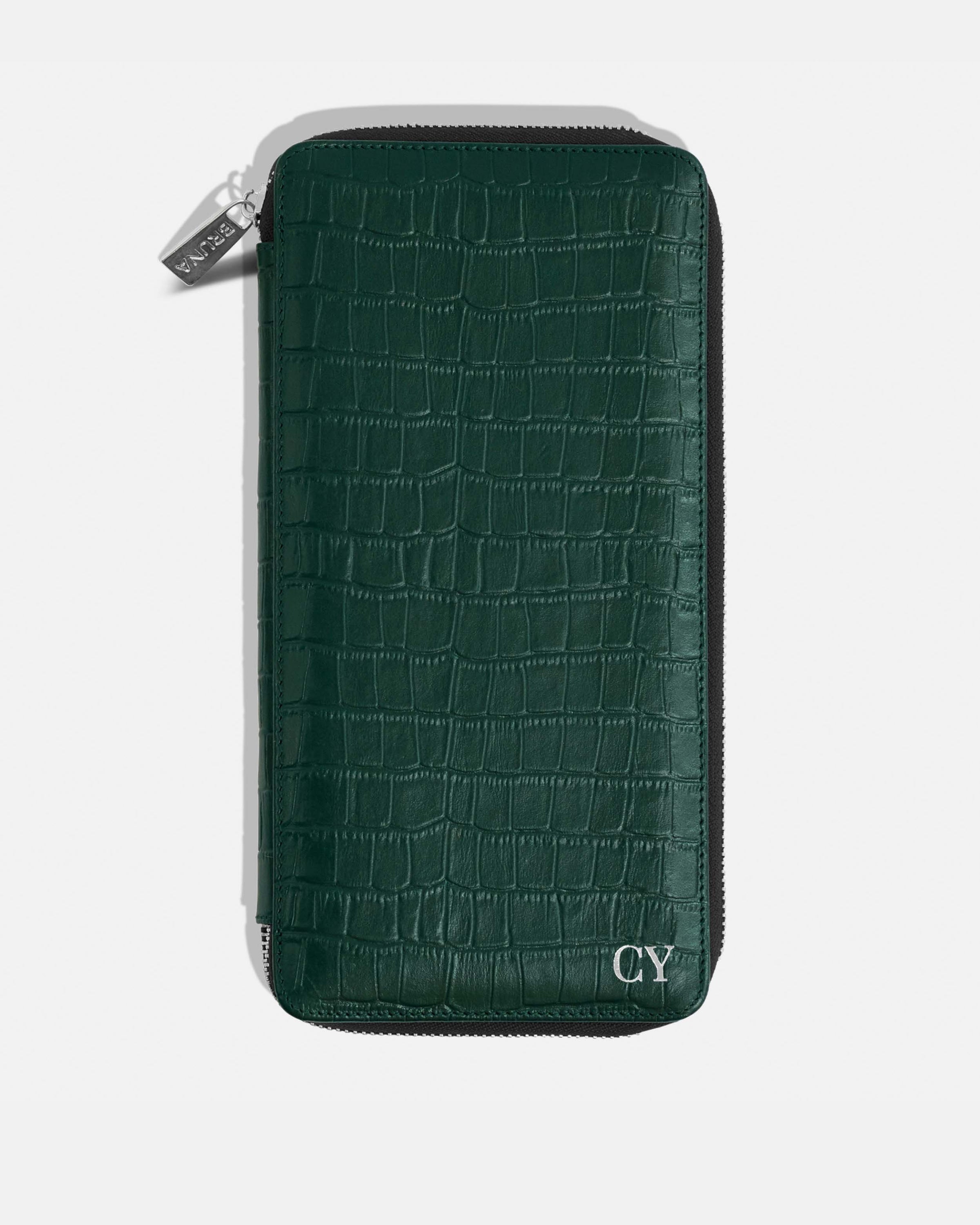 Funda con Cierre para 5 Pasaportes - Maverick Green